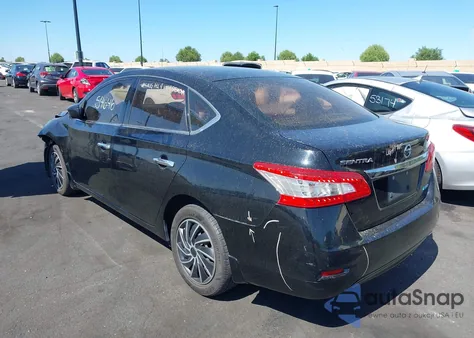 2014 Nissan Sentra S из США, поврежденный, VIN 3N1AB7AP6EL687680